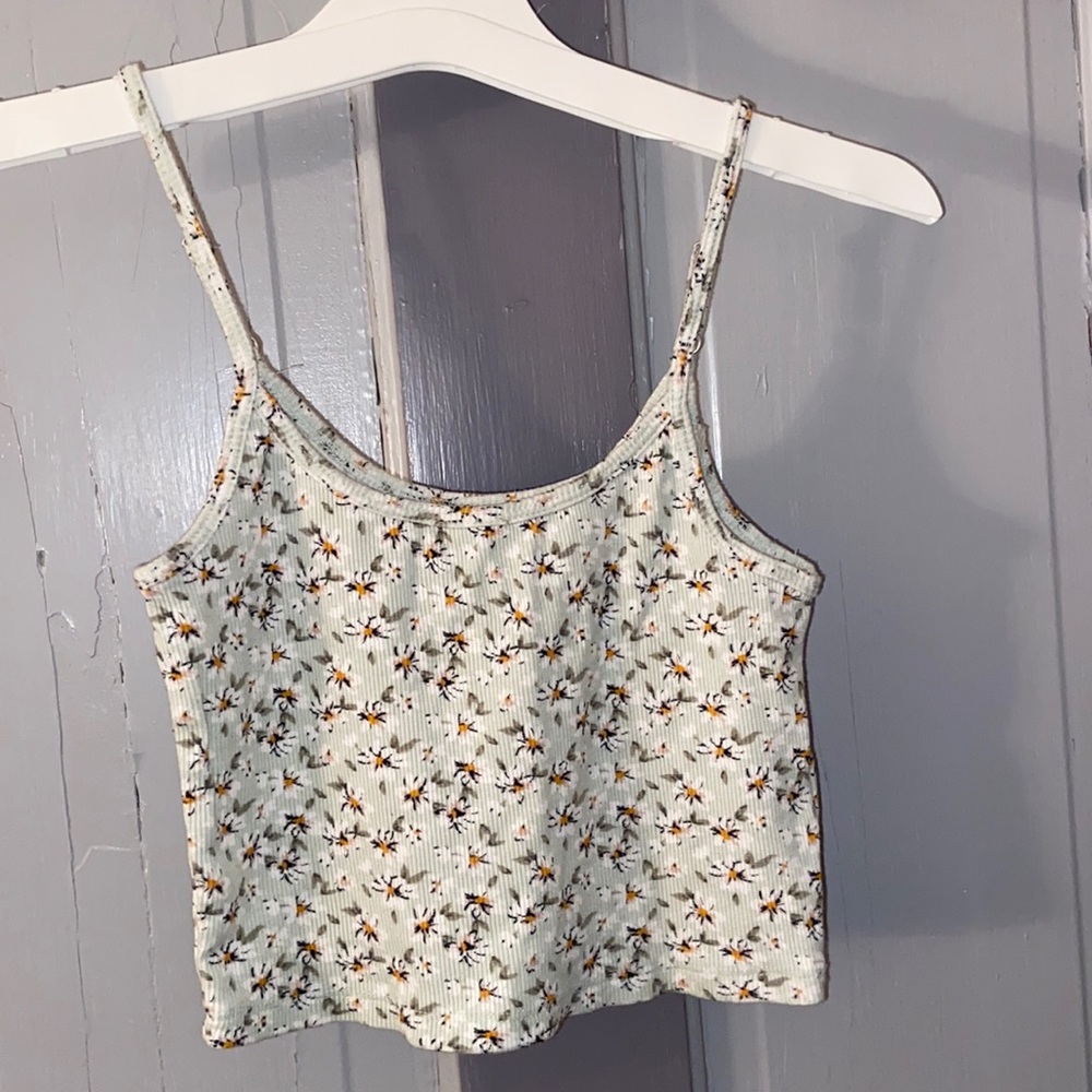 Hollister floral crop top size small